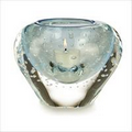 Waterford Crystal Evolution Sea Mist Votive Holder w/ Candle